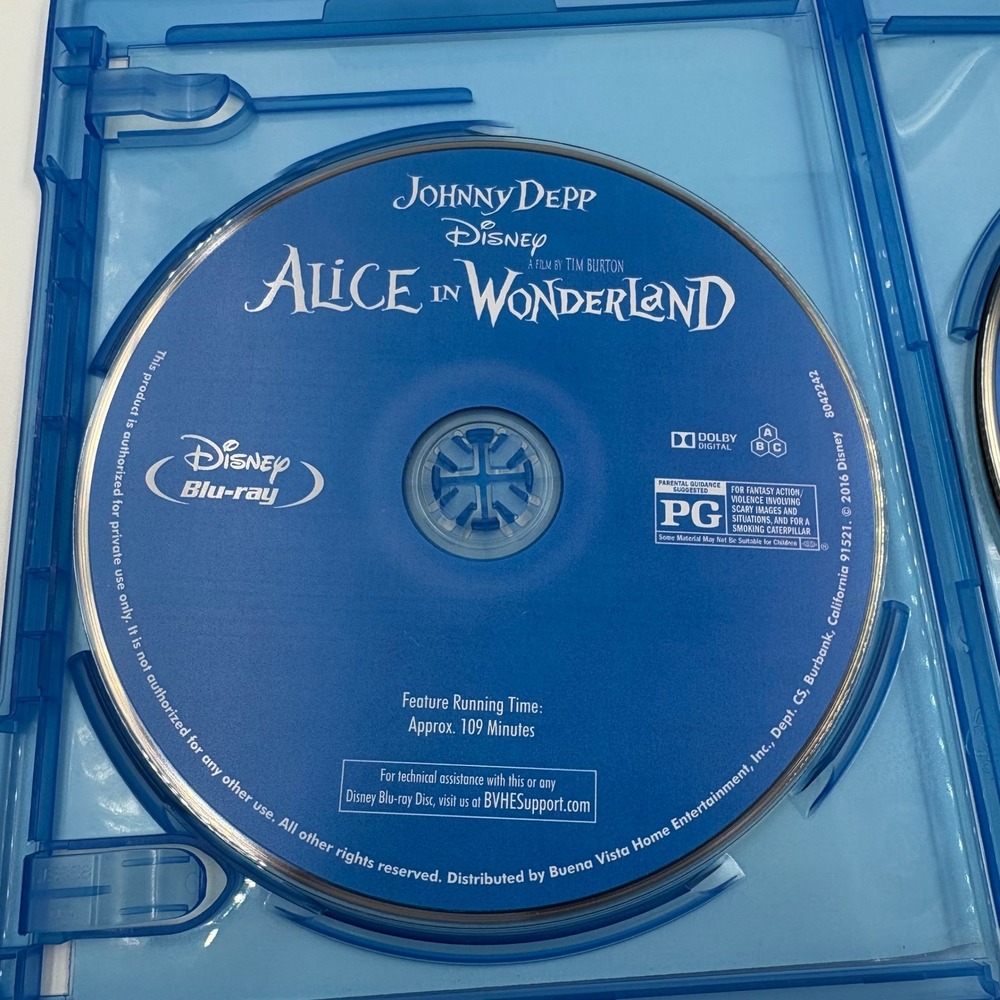 Disney Alice in Wonderland 3D Blu-ray DVD - Picture 3 of 8